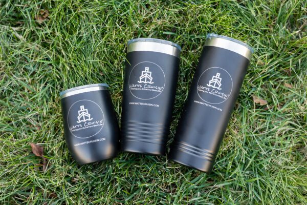 three black Tumblers by Watts Cruisin